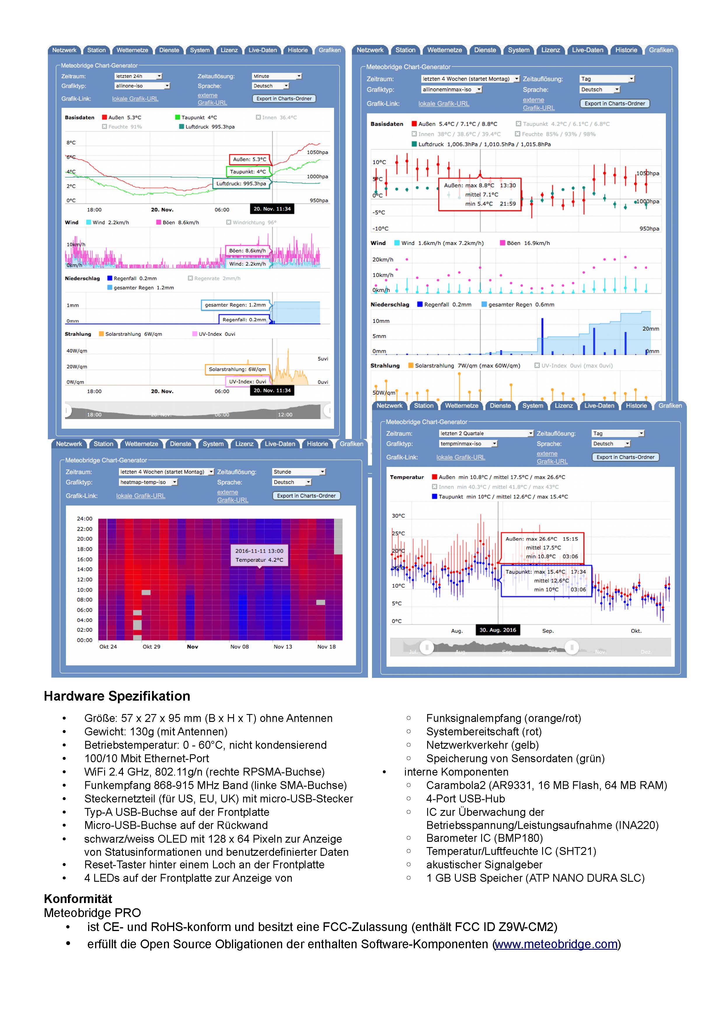 meteobridgepro   datasheet   de Seite 3